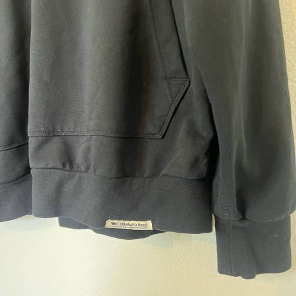 Nike Standard Issue Basketball Pullover Dri-Fit Hoodie Black Large - Picture 6 of 11
